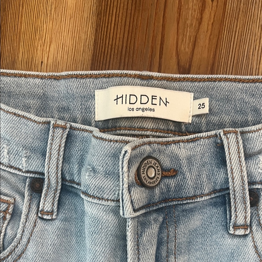 Hidden High Rise Denim Jeans - Picture 4 of 12
